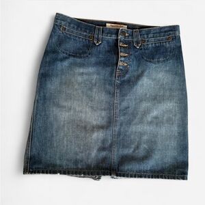 Abercrombie & Fitch Blue Denim Skirt